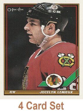 Jocelyn Lemieux Hockey Card Collection
